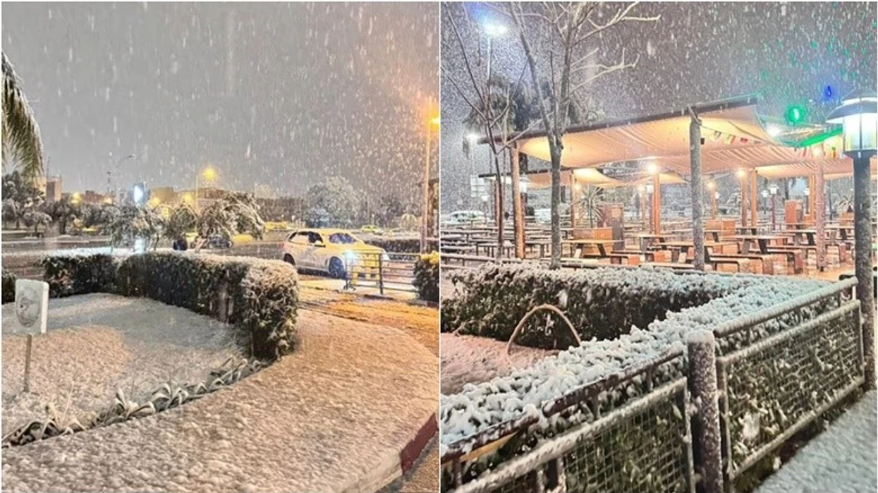 Për herë të parë në 25 vjet, bie borë në një qytet në Afrikën e Veriut