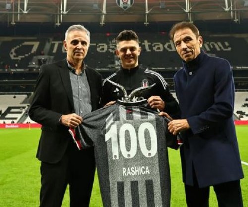Beshiktashi nderon Rashicën pas arritjes së 100 paraqitjeve me klubin