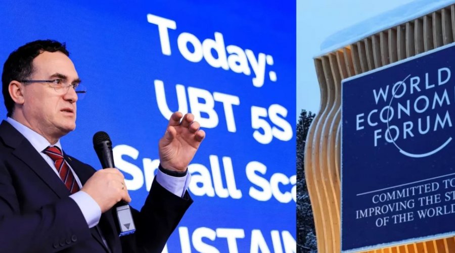 Rektori i UBT-së, Prof. Dr. Edmond Hajrizi, pjesë e Forumit Ekonomik Botëror në Davos 2026