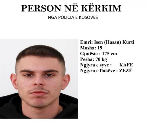 Policia kërkon bashkëpunimin e qytetarëve për identifikimin e 19-vjeçarit të dyshuar për “Vrasje në tentativë”