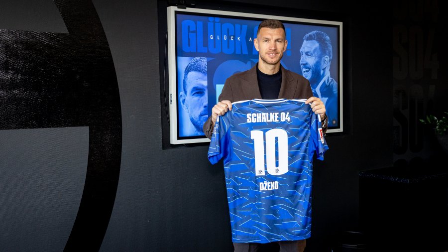Zyrtare: Edin Dzeko, lojtar i ri i Schalke 04