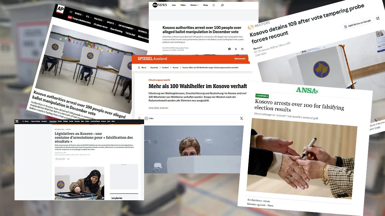 Mediat botërore raportojnë gjerësisht për arrestimet në Kosovë lidhur me manipulimet e votave