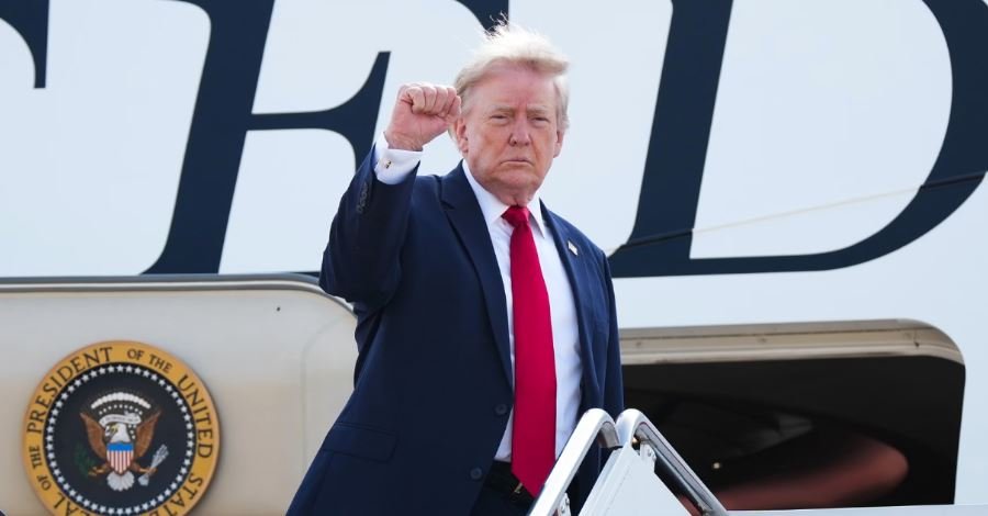 Trumpi bën fluturimin e parë me Air Force One të dhuruar nga Katari