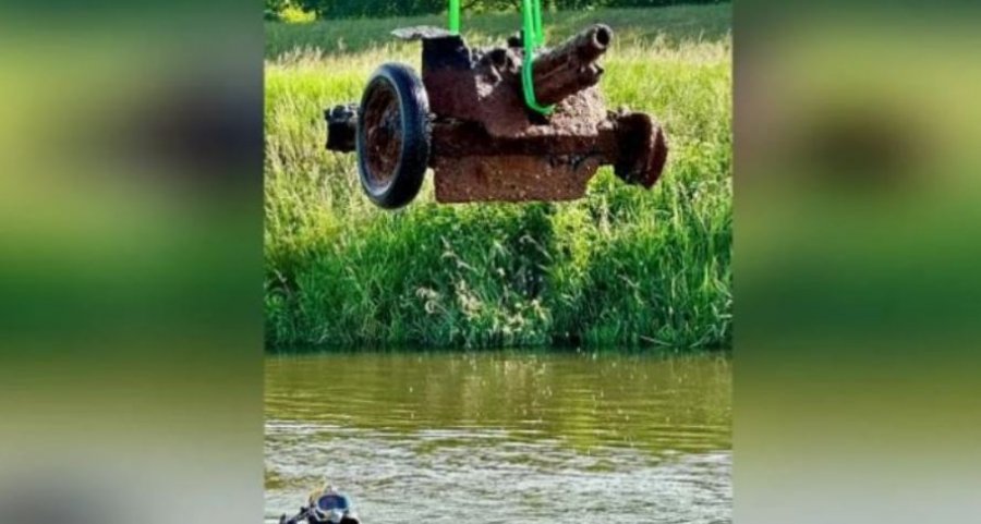 Gjendet në lumë një armë e Luftës së Dytë Botërore në Gjermani