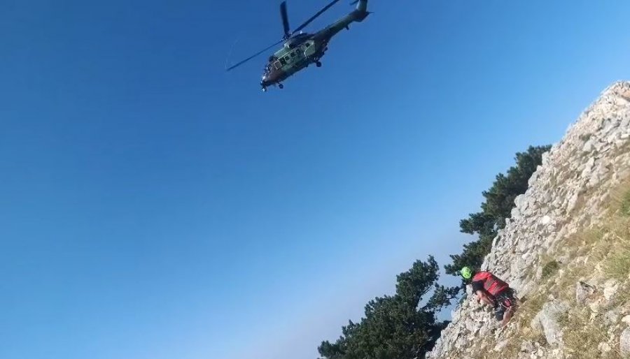 Shpëtohet turisti polak, që mbeti i bllokuar për 24 orë në malin e Çikës