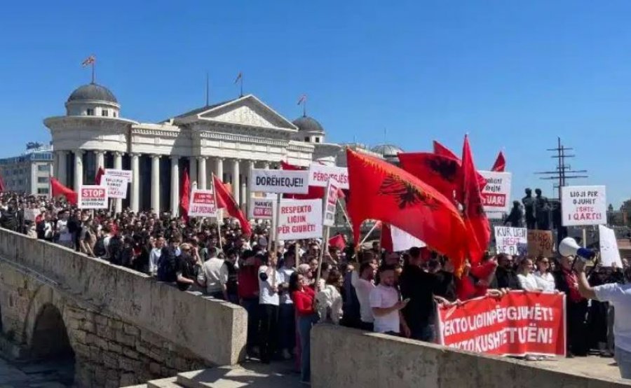 Nesër mbahet protestë në përkrahje të studentëve shqiptarë në Maqedoni
