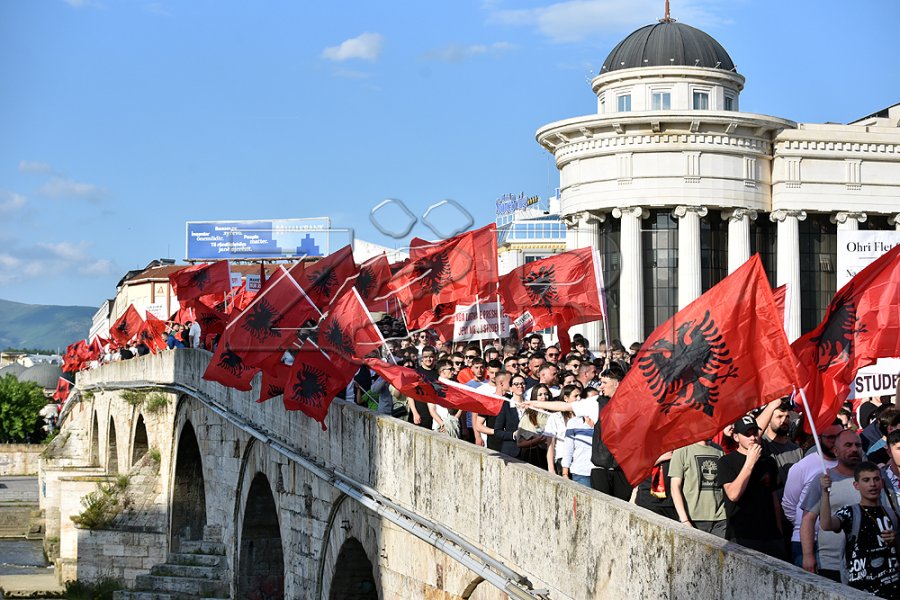 Nesër mbahet protestë në përkrahje të studentëve shqiptarë në Maqedoni