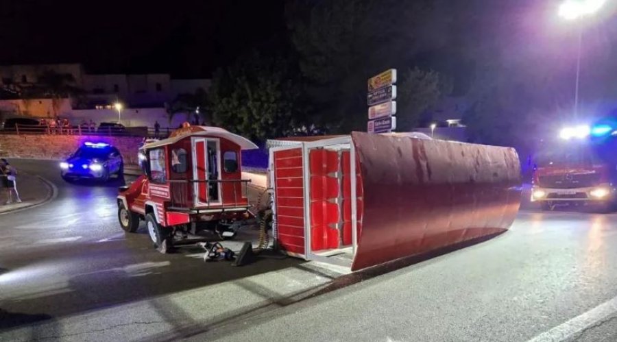 Aksident në Spanjë: Përmbyset vagon i trenit turistik, 17 të lënduar
