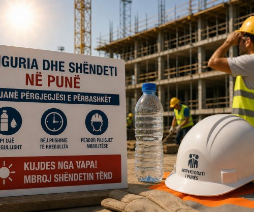 Inspektorati i Punës apelon për kujdes të shtuar gjatë temperaturave të larta