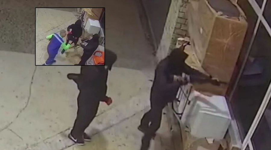 Me armë në dorë, momentet kur i riu tentoi të vidhte pikën e karburantit në Krujë [Video]