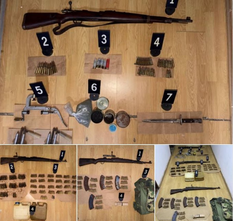 Kapen arsenal armësh dhe municion në tri lokacione në Zubin Potok
