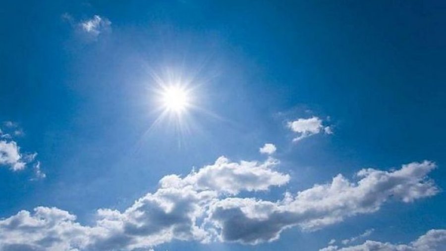 E mërkurë: Temperaturat deri në 17 gradë Celsius