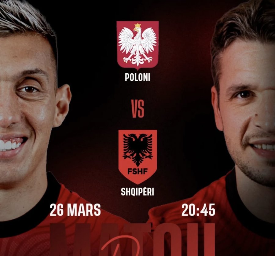 Formacionet zyrtare: Poloni - Shqipëri