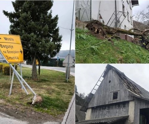 Një stuhi goditi Slloveninë - erëra me shpejtësi mbi 100 km/orë, mijëra njerëz mbetën pa energji elektrike 