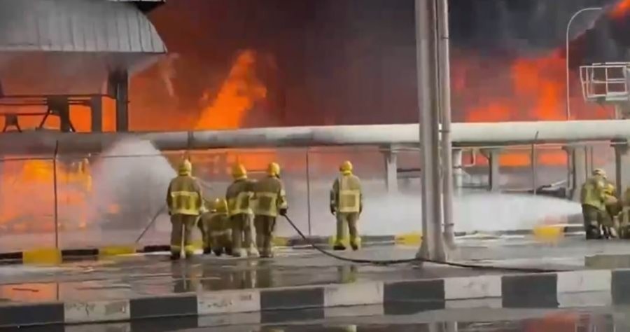 Zjarr në aeroportin kryesor të Kuvajtit, u godit nga dronë iranianë
