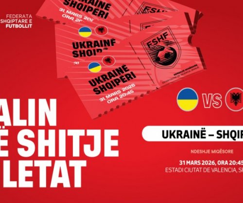 Ukrainë – Shqipëri, dalin në shitje biletat