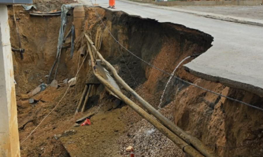 Shembet rruga Malush Kosova në Prishtinë