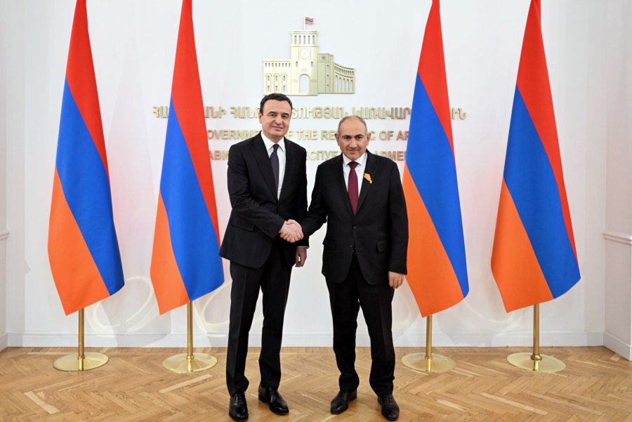 Kurti në takim me kryeministrin e Armenisë: Paqja ka nevojë për aleancën e demokracive