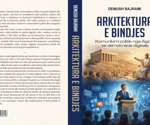 Botohet libri “Arktektura e bindjes: Komunikimi politik nga Agora te demokracia digjitale” i Prof. dr. Demush Bajramit