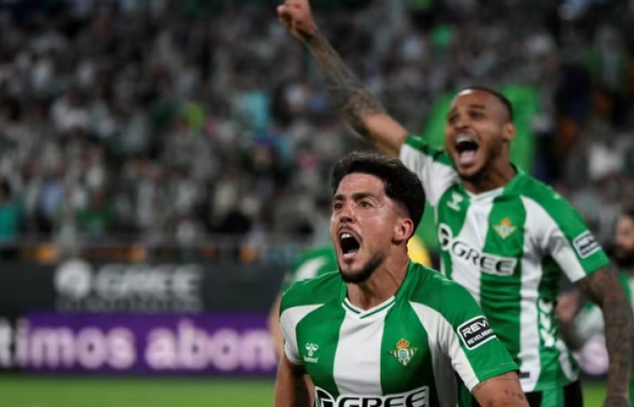 Betis siguron Ligën e Kampionëve pas njëzet e një vitesh