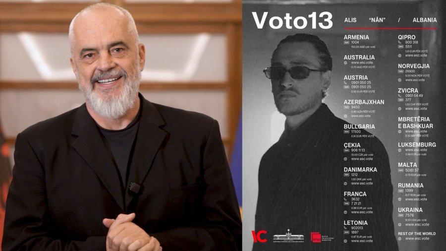 Rama thirrje për mbështetjen e Shqipërisë: Voto 13, për Alisin!