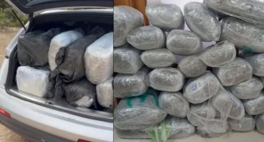 Kapen 167 kilogramë marihuanë në kufirin Greqi-Shqipëri, në pranga një shqiptar