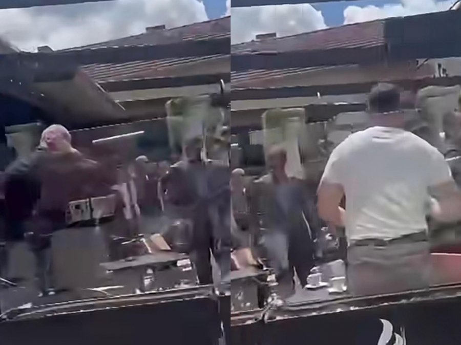 Pamje nga vendi ku ndodhi sulmi nga Sami Lushtaku ndaj Hysni Mehanit [video]