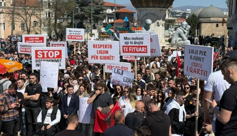 Studentët shqiptarë sot protestojnë në Shkup, duan gjuhë e drejtësi