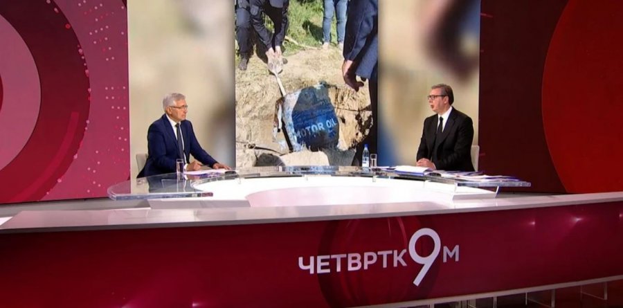 Vuçiqi gjatë intervistës i ngritë zërin dhe kritikon moderatorit të televizionit publik të Serbisë [video]