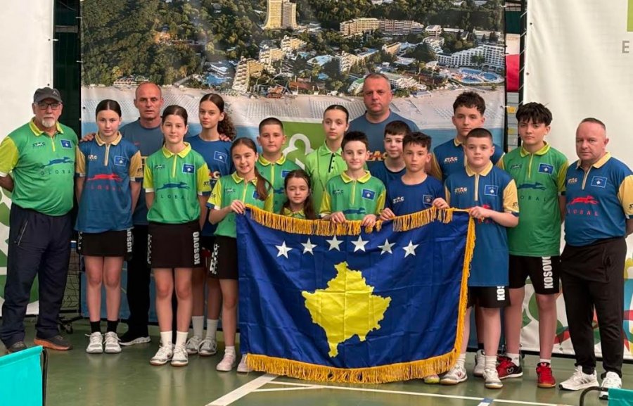 Pingpong - Kosova mbyll garën në vendin e pestë në kategorinë U11