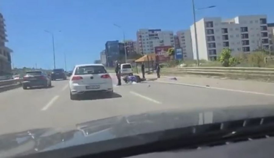  Aksident trafiku në “Veternik”, një motorist mbetet i shtrirë në rrugë