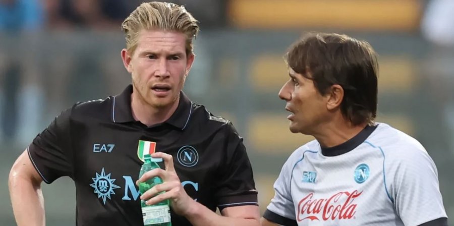 De Bruyne shokon për Antonio Conten: Jam i lumtur që u largua nga Napoli