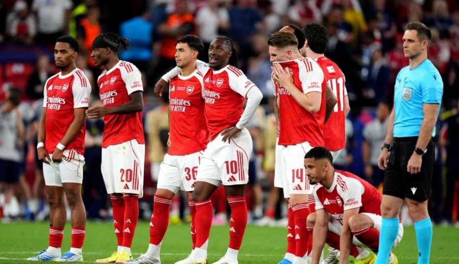 Arsenali vendos rekord historik: Klubi i vetëm që i humb dy finale të Ligës së Kampionëve kur ishin në epërsi