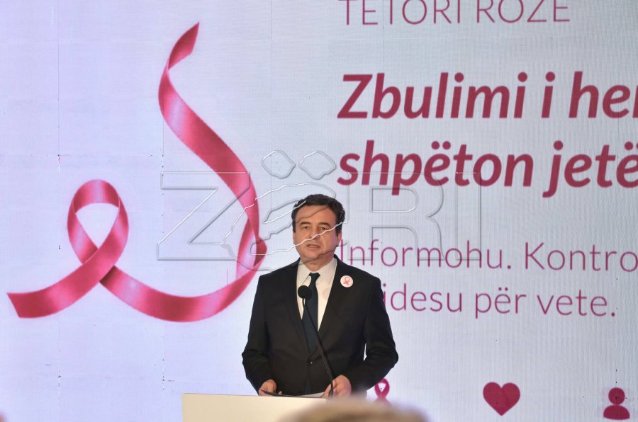 Kurti: Mbi 53% e rasteve me kancer të gjirit u diagnostikuan në fazat e hershme