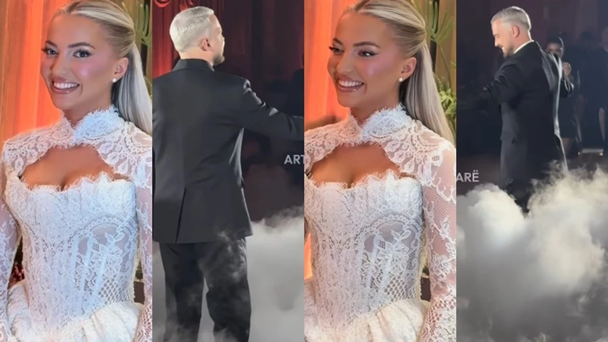 Pamje nga dasma e Kushtrimit dhe Aurorës – mahnisin me paraqitjen elegante