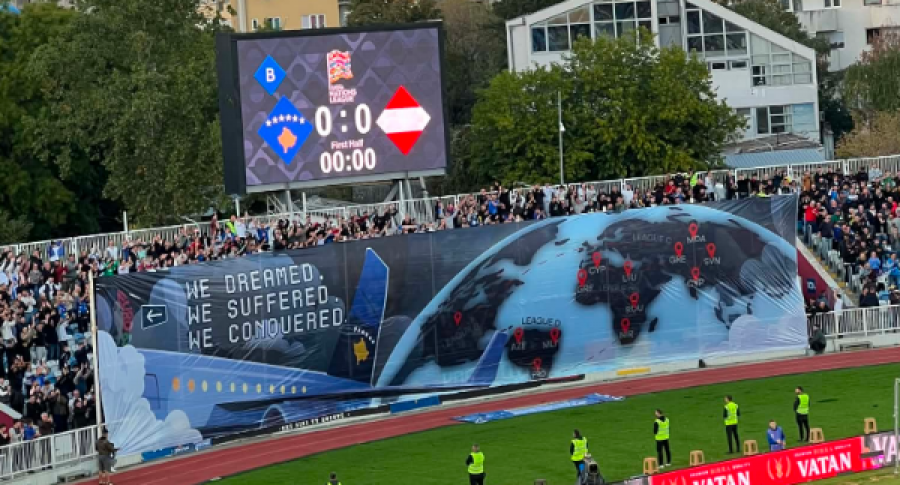 “Dardanët” me koreografi interesante në ndeshjen ndaj Austrisë