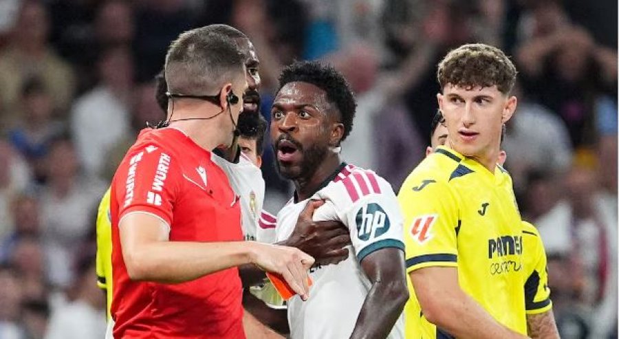 Vinicius Jr rrezikon deri në katër ndeshje pezullim, mund të mungojë në “El Clasico”