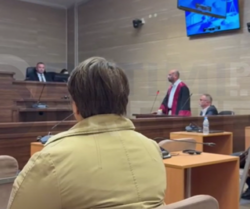 Dejona Mihali, e ftuar në cilësinë e dëshmitares në gjykimin ndaj Nagip Krasniqit dhe Isuf Zejnës