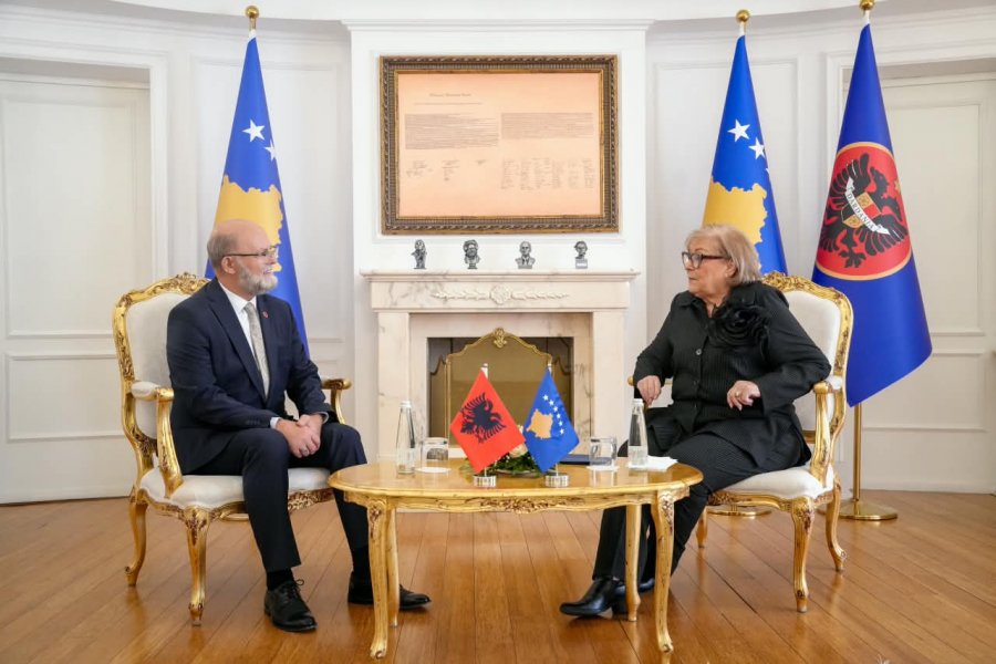 Shiroka-Pula pret ambasadorin Malaj, kërkon mbështetjen e Shqipërisë për integrimin euroatlantik të Kosovës