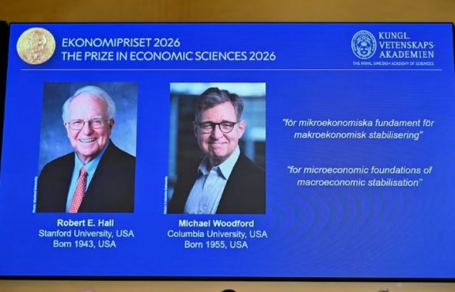 Robert Hall dhe Michael Woodford fitojnë çmimin “Nobel për Ekonomi 2026”