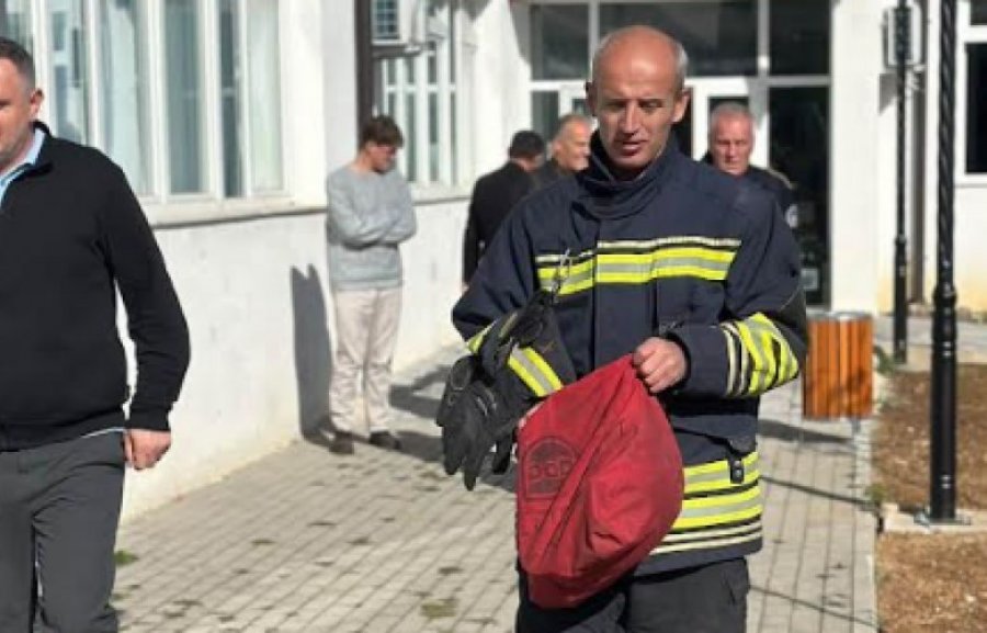 Ushtrim për evakuim emergjent në një shkollë në Kaçanik