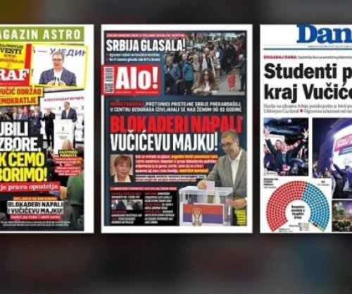 Mediat pro regjimit tentojnë të injorojnë humbjen e Vuçiqit në zgjedhje