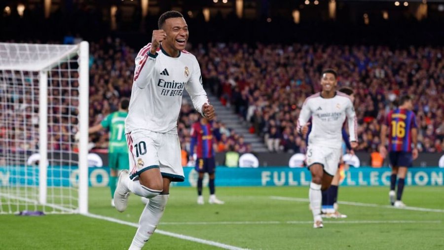 Mbappe e theu një rekord mbrëmë, pas dy golave në “El Clasico”