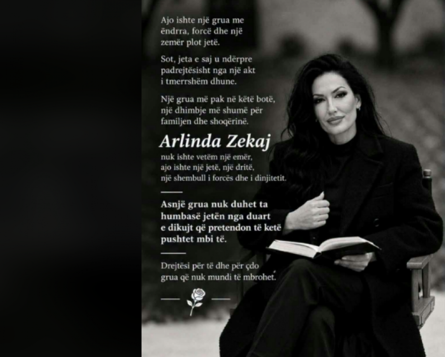 Pas vdekjes së Arlindës, këngëtarja dhe humanistja Antigona Bajrami prek me mesazhin e saj 