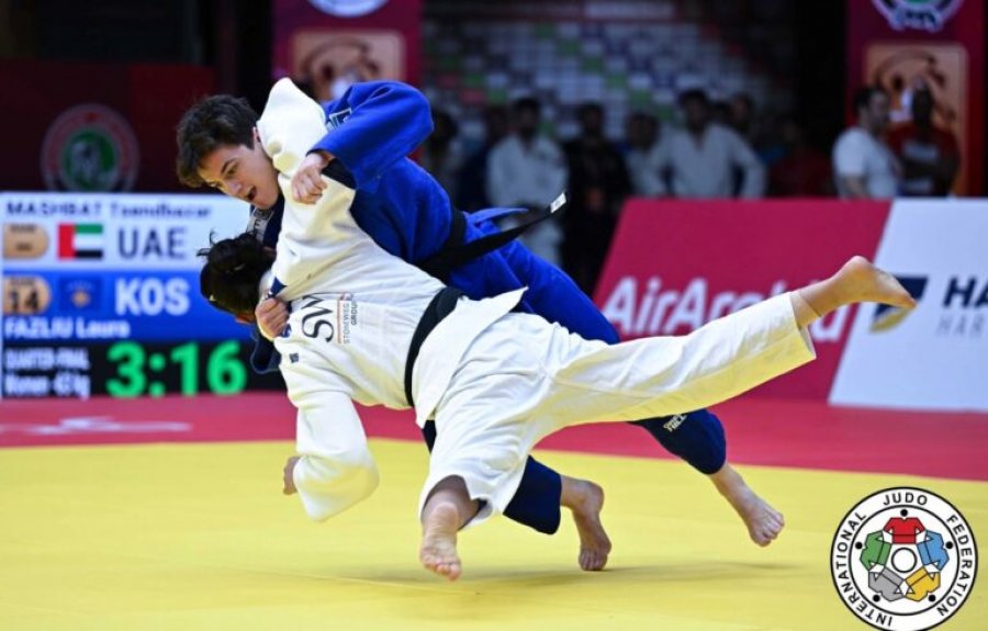 Laura Fazliu fiton medaljen e bronztë në Grand Slamin e Abu Dabit