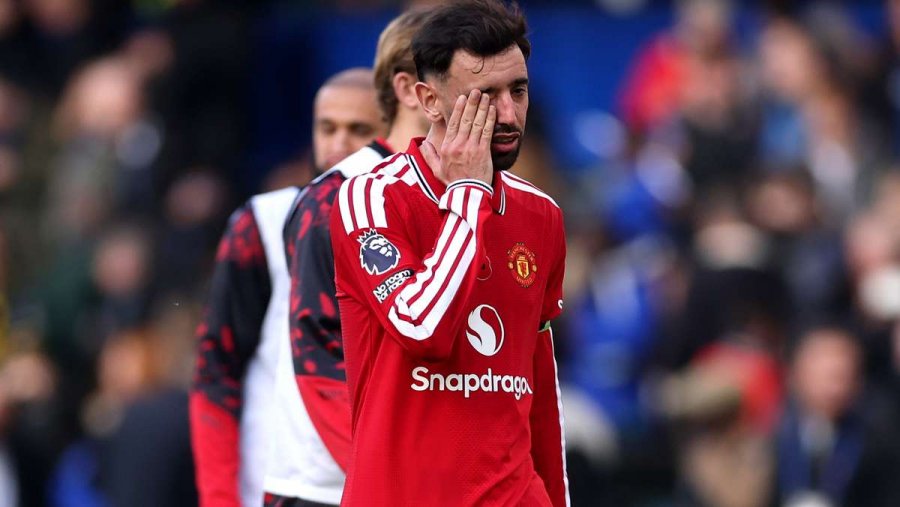 Bruno Fernandes shpërthen në lot pas humbjes së Manchester Unitedit