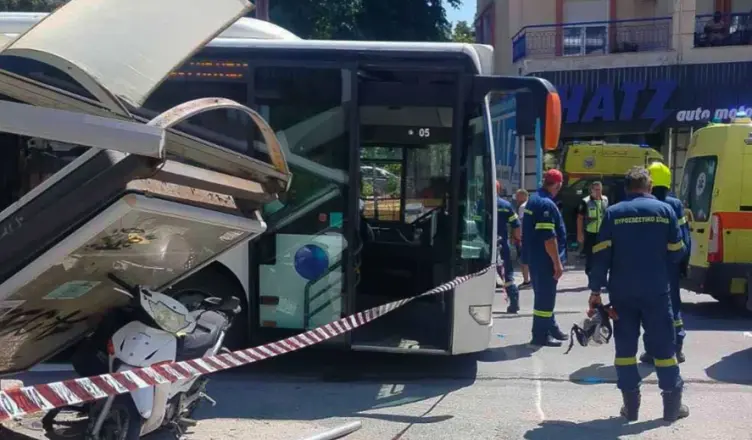 Autobusët përplasen kokë më kokë në Selanik, një e plagosur rëndë  