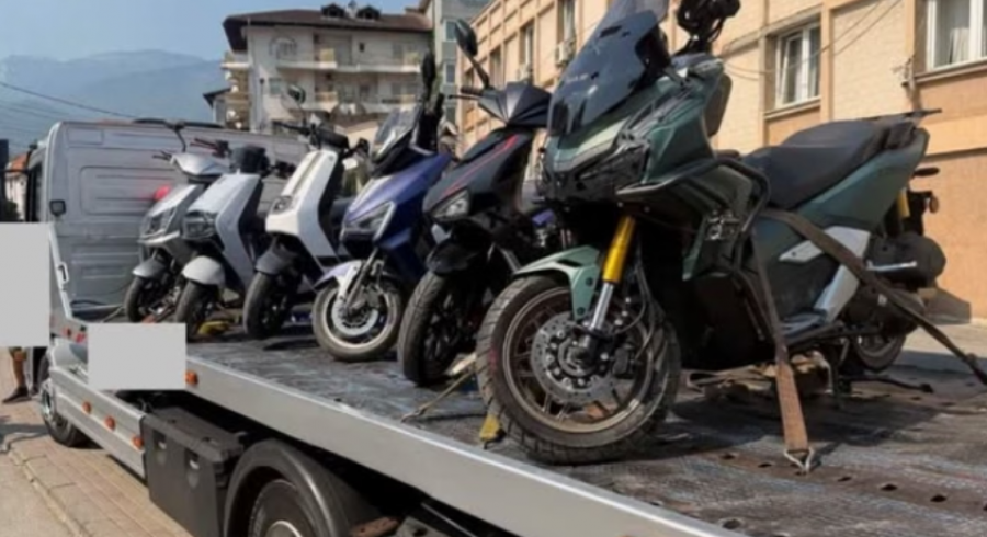 Sekuestrohen gjashtë motoçikleta në Pejë gjatë aksionit për sigurinë në shkolla