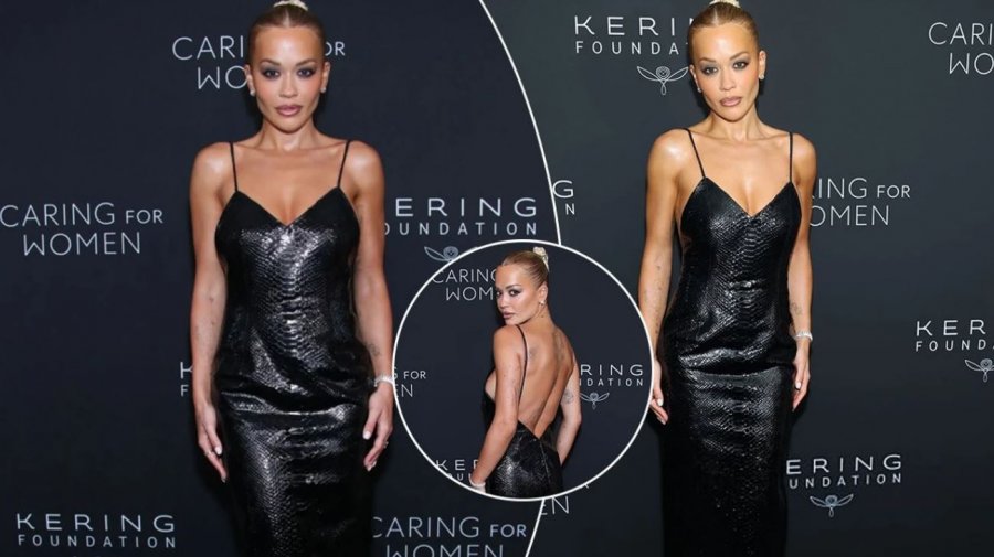 Rita Ora mahnit me dukjen në New York, fustani i Gucci-t lë pak vend për imagjinatë