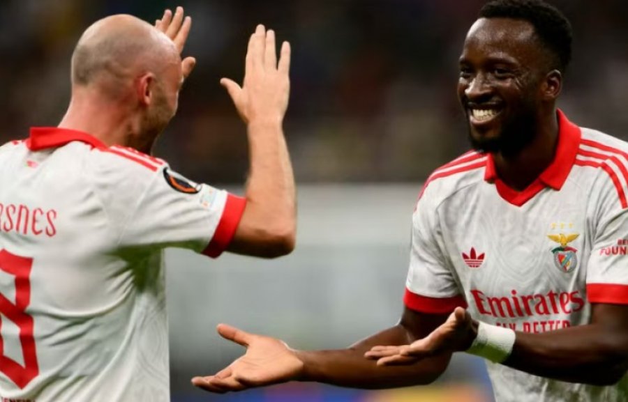 Benfica trondit Milanin, “Shqiponjat” fitojnë në “San Siro”, të gjitha rezultate